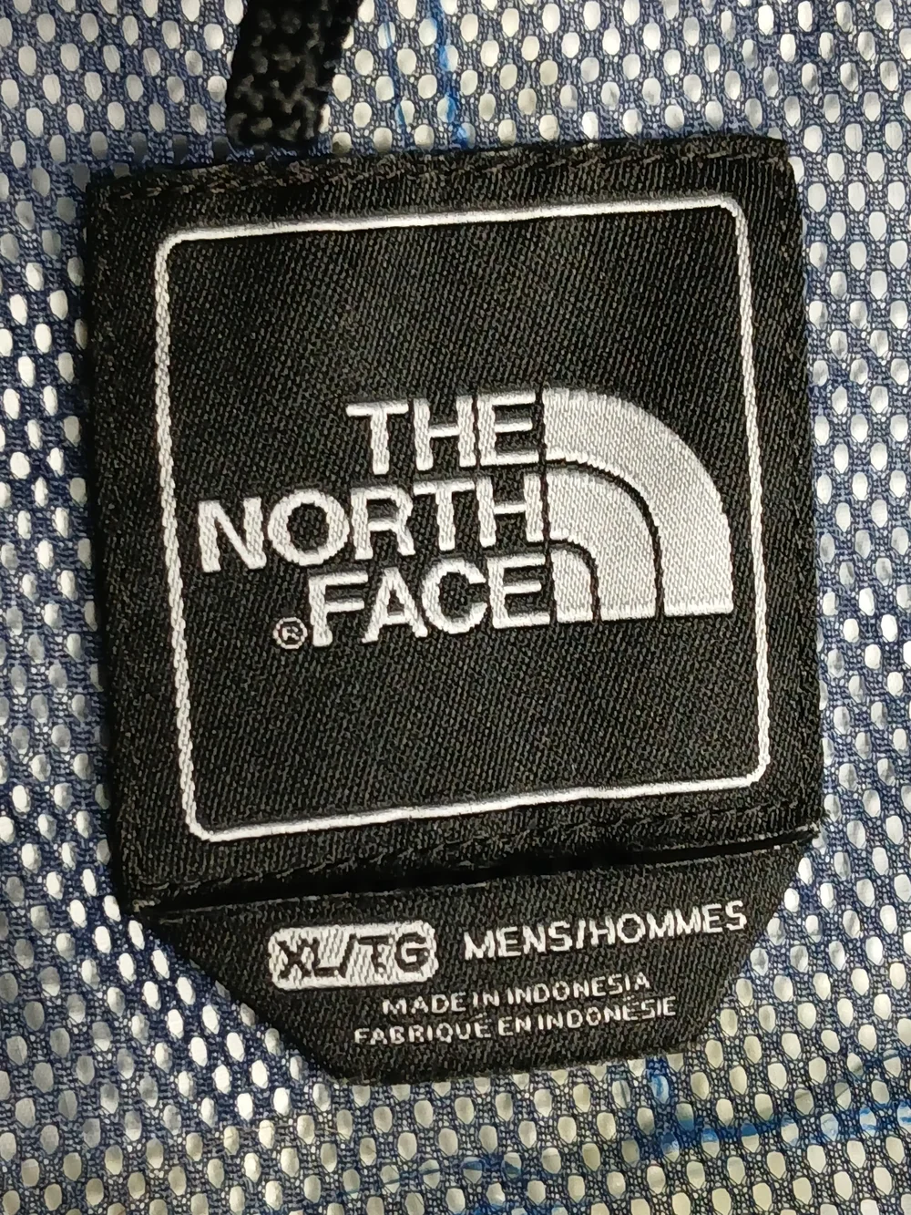 The North Face HyVent Rain Jacket XL Men's Hooded Waterproof Windbreaker Blue